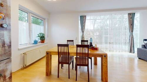 Wohn-/ Essbereich Ansicht II - Etagenwohnung mit 109,80 m² in Frankfurt am Main zum Kaufen