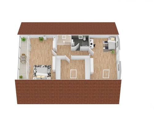 Dachgeschoss-3D - 