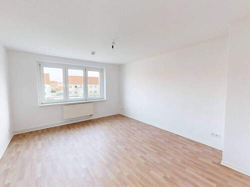 Ansicht I: Wohn- und Esszimmer - 3 Zimmer Etagenwohnung zur Miete in Lutherstadt Wittenberg