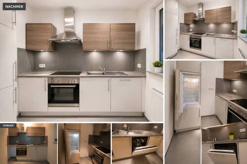Moderne Küche - 2 Zimmer Etagenwohnung in Schweich