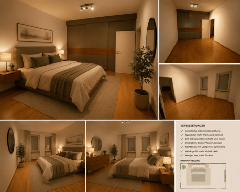 Modernes Schlafzimmer - 
