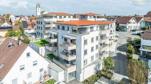 Außenansicht - Neuwertige, barrierefreie 2,5-Zimmer-Wohnung mit Balkon im Zentrum von Herbertingen - Erstbezug 2024