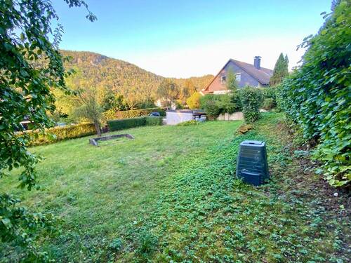 Weitsicht ins Tal - Grundstück in Wiesenttal