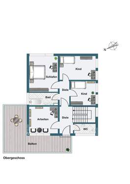 Obergeschoss - 