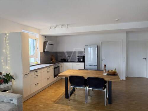 Essbereich / offene Küche - 3 Zimmer Etagenwohnung in Wertheim / Reinhardshof