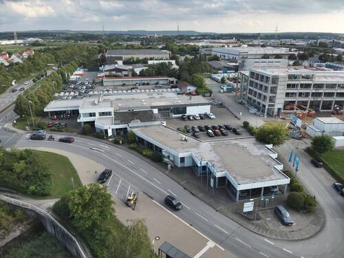Drohenaufnahme - Einfamilienhaus in Forchheim