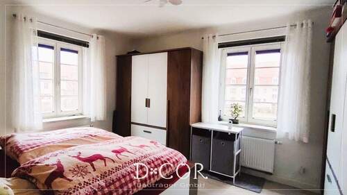 helles zweiseitig belichetes Schlafzimmer/ alternativ sehr gut als Wohnzimmer geeignet - top sanierte 4-Raum-Wohnung in Laubegast