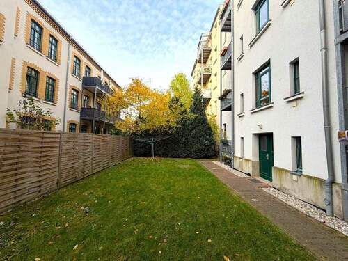 Hinterhof - 2 Zimmer Etagenwohnung in Leipzig