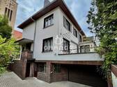 Seitenansicht mit Garage - Doppelhaushälfte mit 150,00 m&sup2; in Halle zum Kaufen