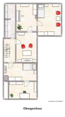 Obergeschoss - Doppelhaushälfte mit 123,90 m&sup2; in Netphen zum Kaufen