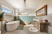 Master-Badezimmer mit Wanne - 