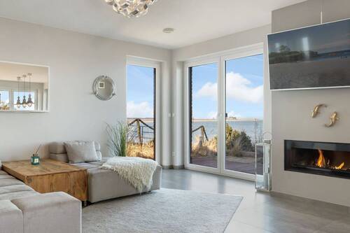 Kamin mit Meerblick - Erste Reihe Ostsee - Wohnen, wo Horizont und Luxus verschmelzen