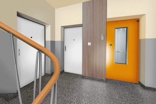 Ros Visualisierung Treppenhaus - 2 Zimmer Etagenwohnung zum Kaufen in Berlin