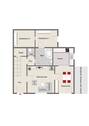 Grundriss Erdgeschoss - 6 Zimmer Doppelhaushälfte in Pilsting