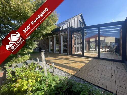 Ihre Terrasse mit Wintergarten - Jung, komfortabel und modern - Einfamilienhaus in Billerbeck