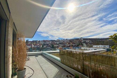 Dachterrasse - Moderne 3-Zimmer-Dachgeschosswohnung mit tollem Ausblick im Stuttgarter-Westen