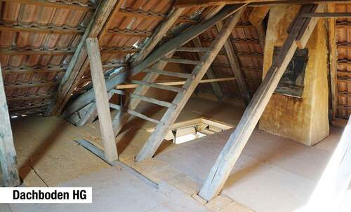 Dachstuhl des Wohnhauses - 