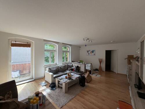 Wohnzimmer - Etagenwohnung mit 65,00 m&sup2; in Halle (Saale) zur Miete