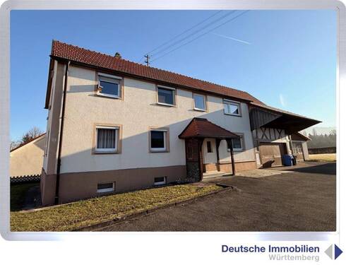 Ansicht - 8 Zimmer Mehrfamilienhaus, Wohnhaus in Bisingen