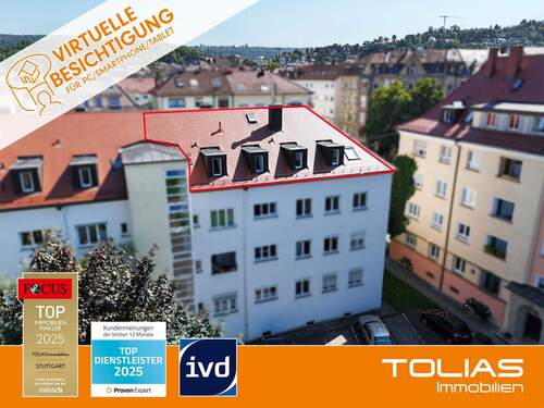 Titelbild - Investieren in Bestlage - 6-Zimmer-Raumwunder mit solider Vermietbarkeit in Stuttgart-West