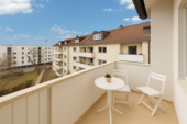 Balkon mit Abendsonne - 