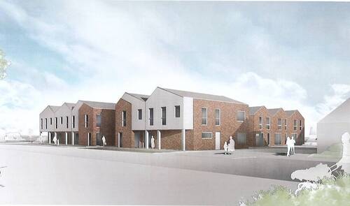 Visualisierung Ansicht - Top-Lage in Morsum: Hochwertige Gewerbeflächen zur Miete