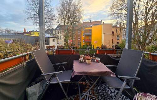 Balkon - 3 Zimmer Etagenwohnung in Köthen