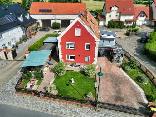 Vorderansicht - 'Ländliches Idyll - Hübsches Einfamilienhaus bei Großenhain'