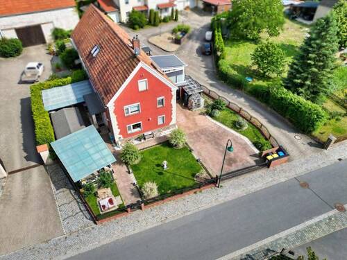 Luftbild 1 - 8 Zimmer Einfamilienhaus zum Kaufen in Großenhain
