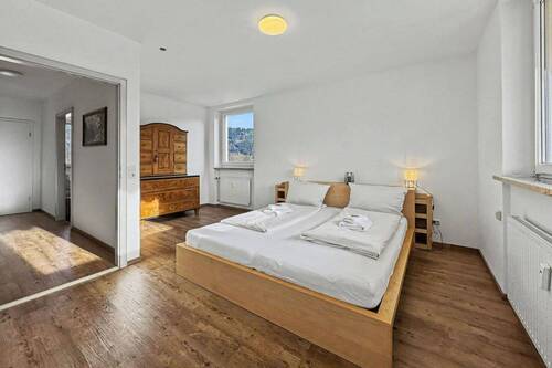 Elternschlafzimmer - 3 Zimmer Etagenwohnung in Sonthofen