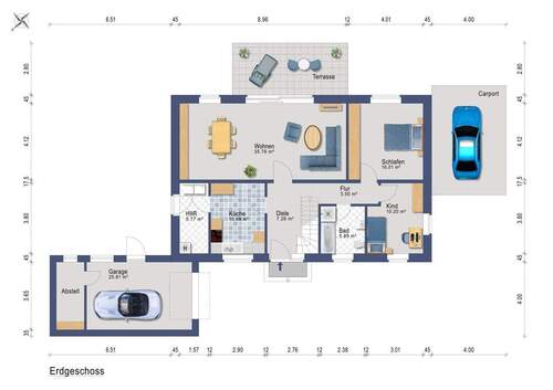 (Darstellung und Maßangaben sind ohne Gewähr) - 