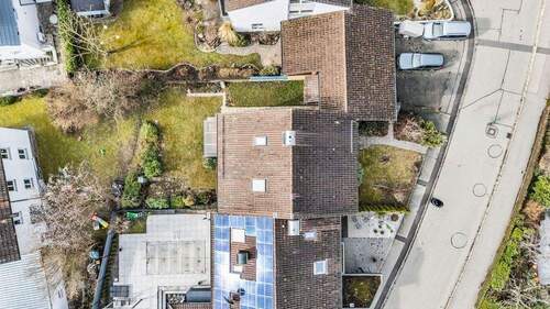 Luftbild Grundstück v. oben - 