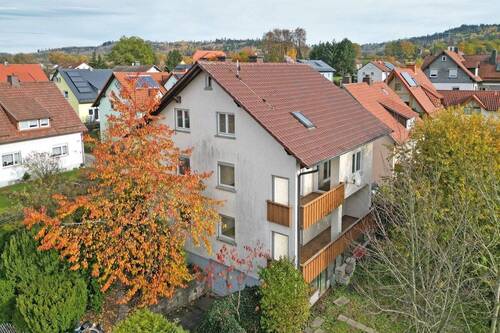 Luftbild - Einfamilienhaus mit 179,00 m² in Stockheim zum Kaufen