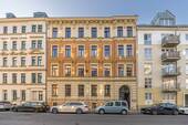 Hausansicht - 3 Zimmer Etagenwohnung zum Kaufen in Leipzig