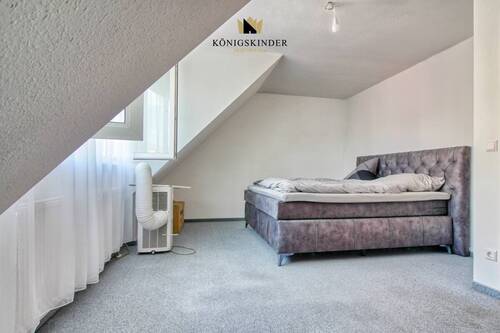 Schlafzimmer- Maisonette Wohnung - 
