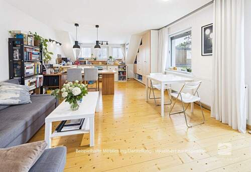 Wohnbereich mit Küche (ELW, KI) - 