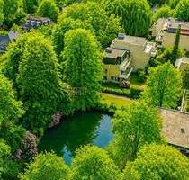 Urlaubsfeeling inklusive - Helle Wohnung mit Blick ins Grüne und Wasser + TG Platz - Hamburg Othmarschen