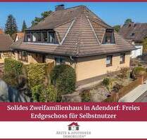 Maximale Flexibilität für Familien in ruhiger, zentraler Lage von Adendorf: 1-2 Familienhaus mit sonnigem Grundstück