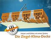 Ziegel-Klima-Decke - 