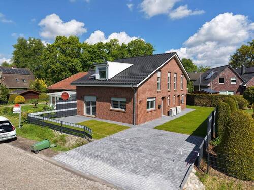 Außenansicht - Doppelhaushälfte mit 107,60 m&sup2; in Aurich zum Kaufen