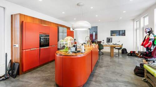 EG Küche 1 - Außergewöhnliches Loft mit Tinyhouse & vielseitiger Nutzung - Zwischen Workspace & Wohntraum