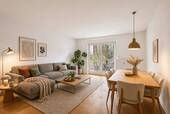 Wohnzimmer Staged (KI-generierter Inhalt) - 