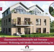 Charmante Familienidylle mit Terrasse - 3-Zimmer-Wohnung mit idealer Raumaufteilung im EG - Moormerland Neermoor