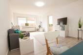 Wohnzimmer - 2 Zimmer Etagenwohnung in Ludwigshafen am Rhein