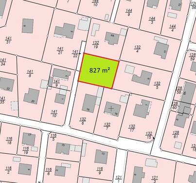 Skizze Lageplan - Grundstück in Schortens zum Kaufen