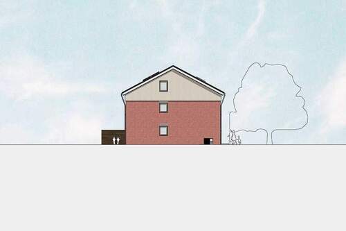 Giebelansicht DH 1 - 