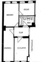 Grundriss 3-Raumwohnung - 