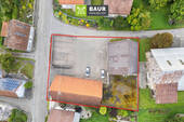 Luftaufnahme - 9 Zimmer Mehrfamilienhaus, Wohnhaus zum Kaufen in Hohentengen / Günzkofen