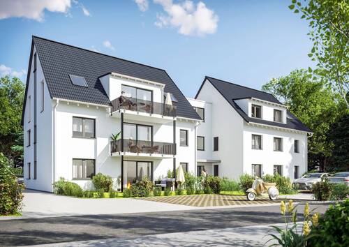 2 Häuser/6 Wohneinheiten - +++ PRO ETAGE 1 WOHNUNG +++ Neubau von 6 komfortablen 4 Zi. Eigentumswohnungen mit Lift in zentraler Lage in Forchheim!