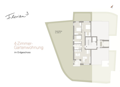 4-Zimmer-Gartenwohnung - 